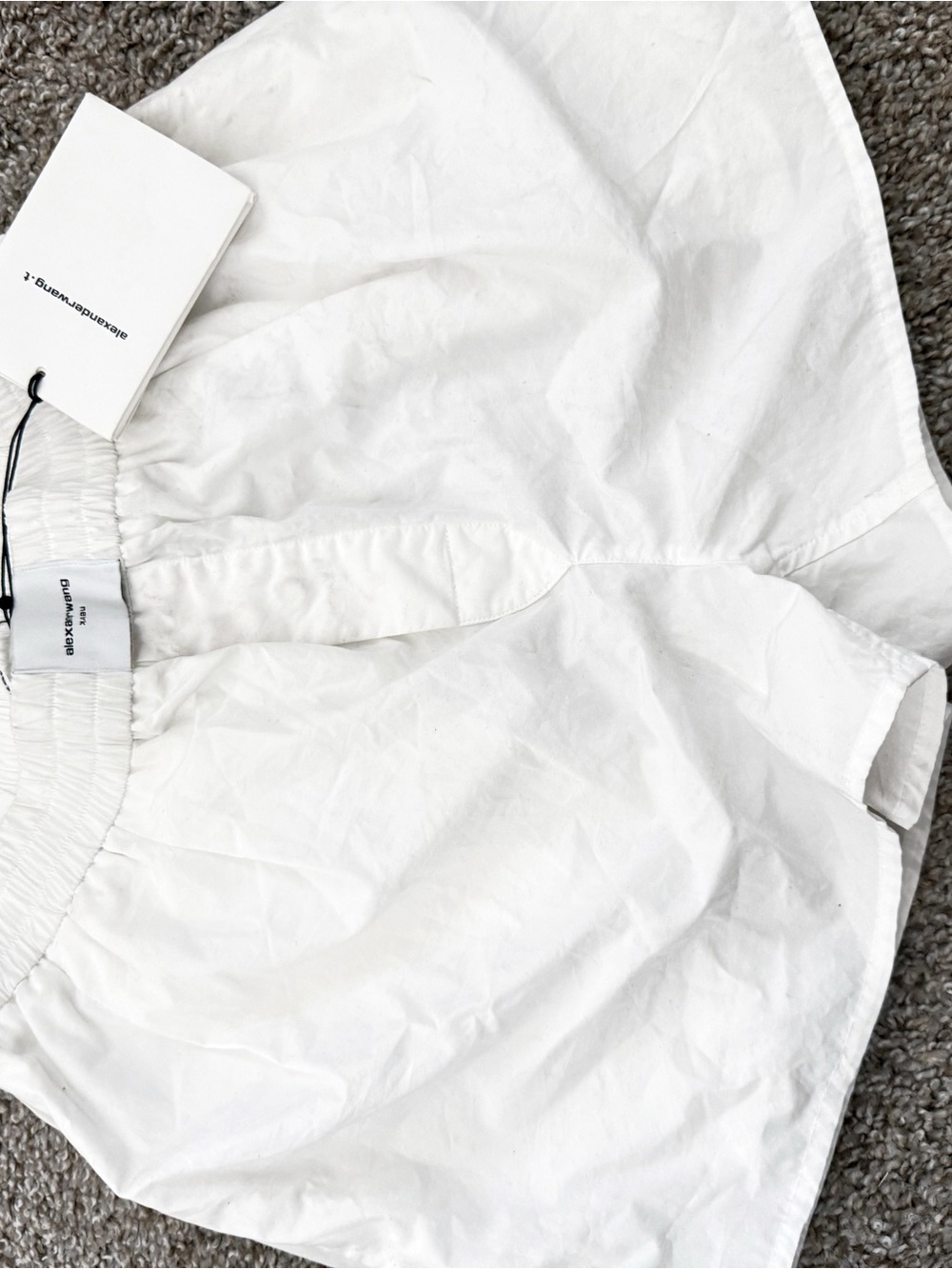 Alexander Wang White High-Waist Women's Shorts